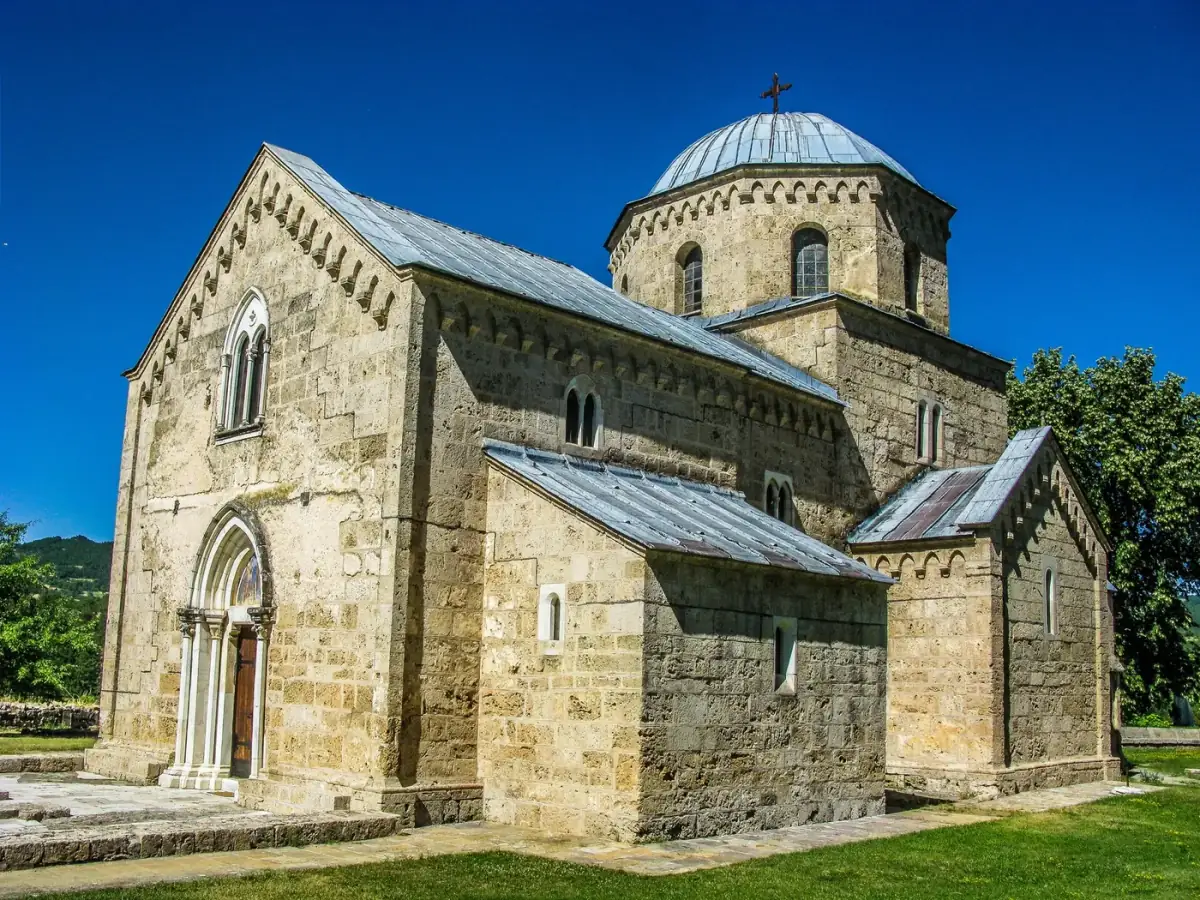 Gradac monastery, a medieval stone church