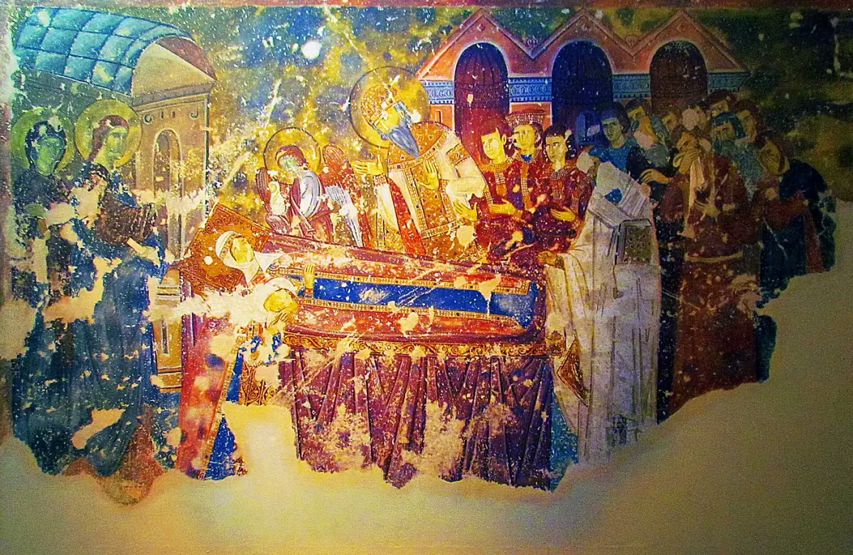A 13th-century fresco at Sopoćani monastery