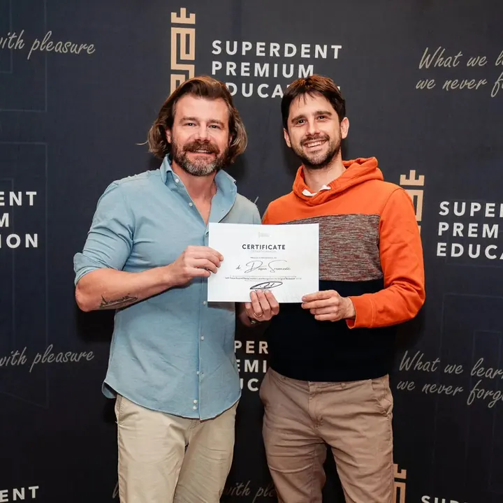 Dr. Sremčević at the Superdent Premium Education conference in Bucharest, January 2026