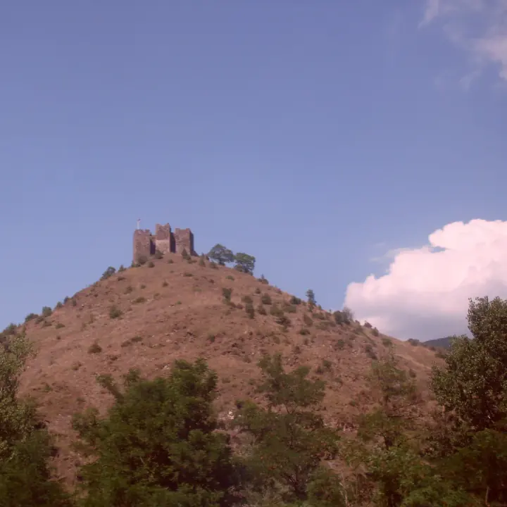 Maglič fortress above the Ibar valley near Kraljevo